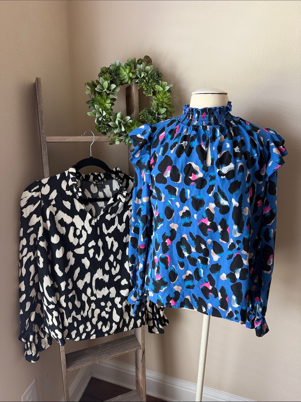 SHEIN long sleeve blouses